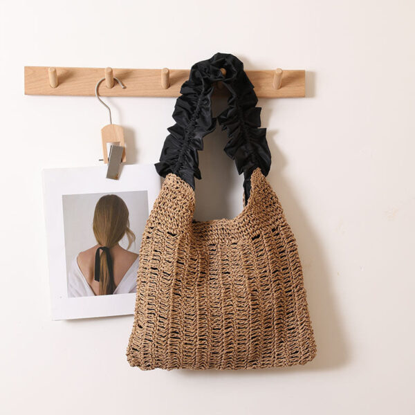 fungus-lace-straw-bag-new-fashion-solid-color-woven-bag-seaside-holiday-beach-bag-niche-shoulder-bag