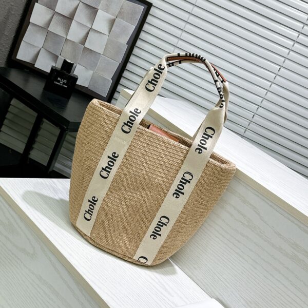 chic-straw-beach-tote-designer-logo-strap-basket-bag-summer-essential