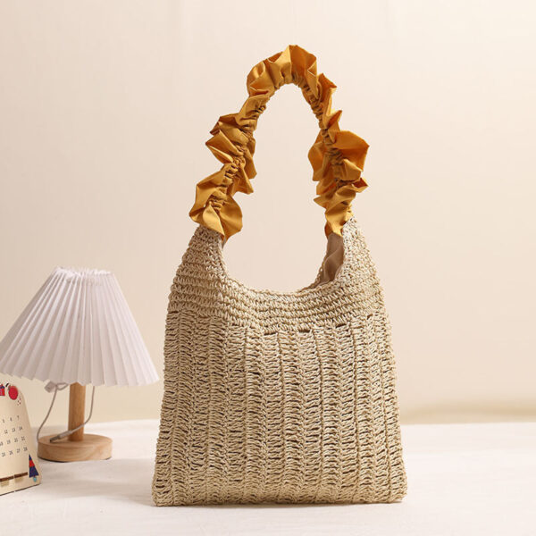 fungus-lace-straw-bag-new-fashion-solid-color-woven-bag-seaside-holiday-beach-bag-niche-shoulder-bag