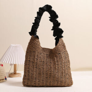 fungus-lace-straw-bag-new-fashion-solid-color-woven-bag-seaside-holiday-beach-bag-niche-shoulder-bag